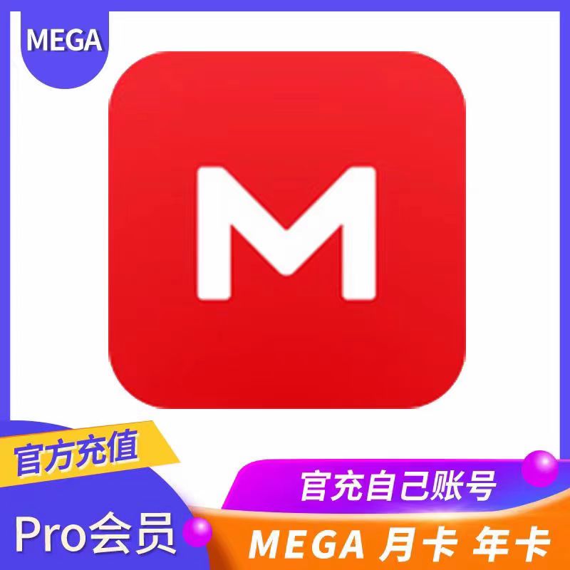 MEGA网盘升级月费年费会员 mega云盘扩容 ProLite Pro lll
